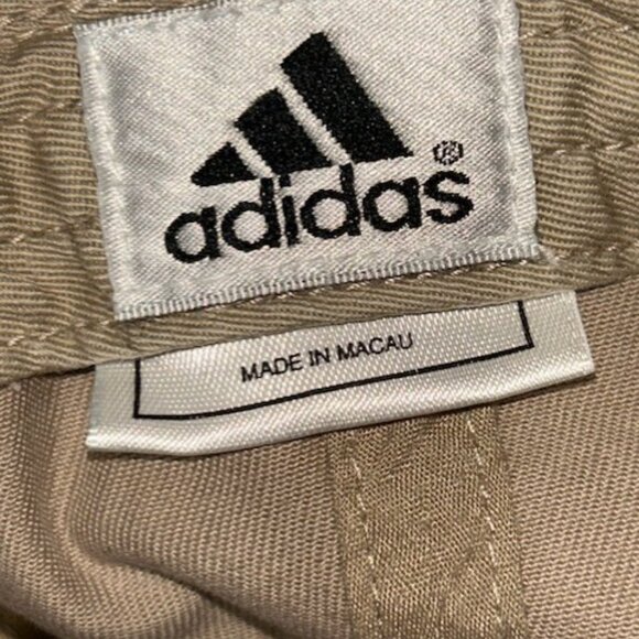 Notre Dame Irish Hat Adidas Baseball Cap Adjustable Strapback All Cotton Tan - Picture 6 of 6